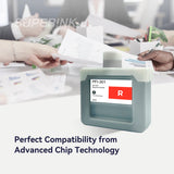 Compatible Canon PFI-301R 330ml Red Ink