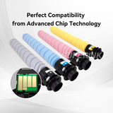 Compatible Ricoh 842251 842254 842253 842252 Combo Toner By Superink