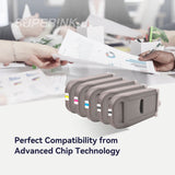 Compatible Canon PFI 710 Combo Ink Cartridge MBK/BK/C/M/Y