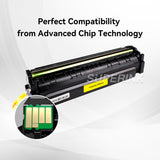 Compatible HP CF502X (HP 202X) Toner Cartridge Yellow