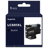 Compatible Brother LC501 LC501XL Black High Yield Ink Cartridge