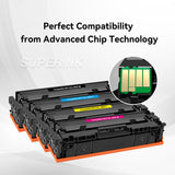 Compatible HP 206A Toner Cartridge Set