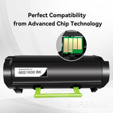 Compatible Lexmark 66S1X00 Toner Cartridge Black