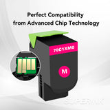 Compatible Lexmark 70C1XM0 Magenta Toner Cartridge