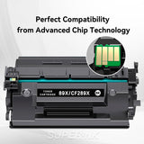 Compatible HP CF289X Black Toner Cartridge With Chip