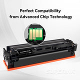 Compatible HP CF510A (204A) Black Toner Cartridge by Superink