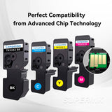 Compatible Kyocera TK5232 Combo toner cartridge BK/C/M/Y By Superink