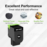 Compatible Lexmark 80C0S10 Black Toner Cartridge By Superink