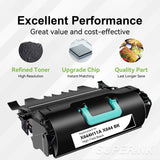 Compatible Lexmark X644H11A Black Toner Cartridge By Superink