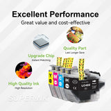 Compatible Brother LC402XL Ink Cartridge Combo High Yield