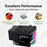 Compatible Brother LC3039XXL Combo Ink Cartridge BK/C/M/Y