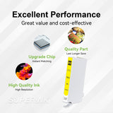 Compatible Epson T812XL Yellow High Yield Ink Cartridge by Superink