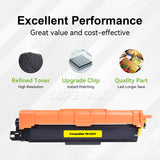 Compatible Brother TN223 Yellow Toner Cartridge WITH CHIP
