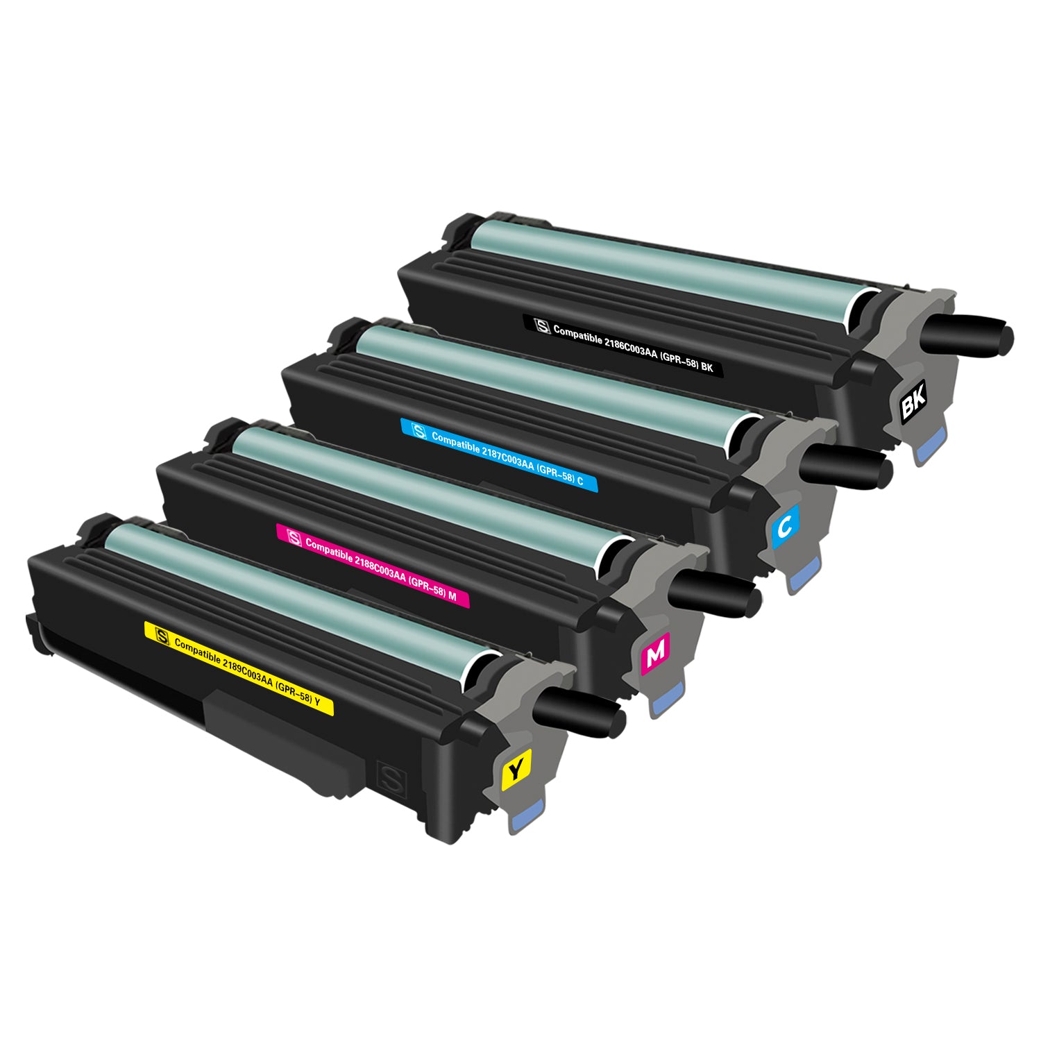 Compatible Canon GPR-58 Drum Unit Set BK/C/M/Y – Shopinktoner
