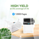 Compatible Ricoh 408311 Cyan Toner By Superink