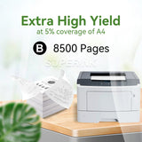 Compatible 51B1H00 8500 Pages High Yield Toner Cartridge by Superink